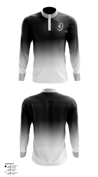 Quarter Zip Jacket, Ellsworth High School Basketball, Men's Basketball, Teamtime, Team time, sublimation, custom sports apparel, team uniforms, spirit wear, spiritwear, sports uniforms, custom shirts, team store, custom team store, fundraiser sports, apparel fundraiser