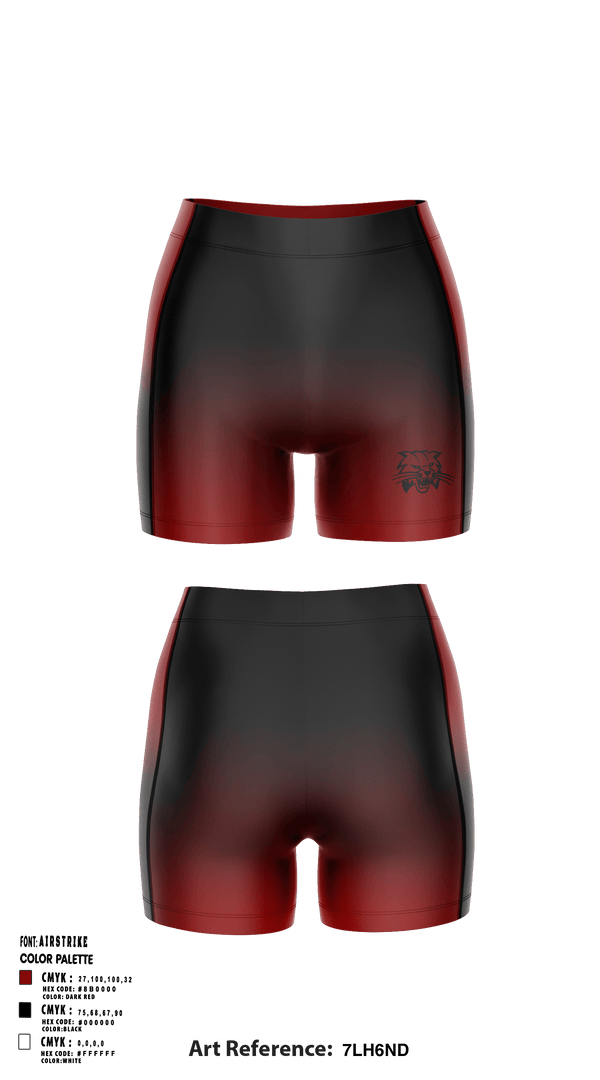 Women's Compression Shorts, Ignacio High School Volleyball, Women's Volleyball, Teamtime, Team time, sublimation, custom sports apparel, team uniforms, spirit wear, spiritwear, sports uniforms, custom shirts, team store, custom team store, fundraiser sports, apparel fundraiser