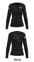 Red Land High School Cheer 22621140 Women's Long Sleeve V-neck Shirt - 35