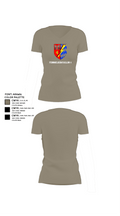 Fernmeldebataillon 4 95457693 Women's Short Sleeve V-neck Shirt - 64