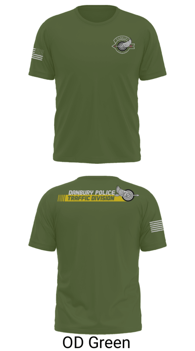 Danbury Police Traffic Unit 20625230 Short Sleeve Performance Shirt - 53