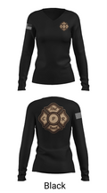 FBCPR 76996090 Women's Long Sleeve V-neck Shirt - 35