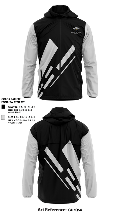 Nashua PAL Storm Football 837048 Windbreaker - 1