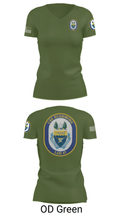 USS RUSHMORE 78932182 Women's Short Sleeve V-neck Shirt - 46