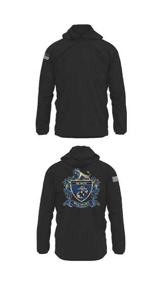 Windbreaker, MHS MCJROTC, Marines, Teamtime, Team time, sublimation, custom sports apparel, team uniforms, spirit wear, spiritwear, sports uniforms, custom shirts, team store, custom team store, fundraiser sports, apparel fundraiser