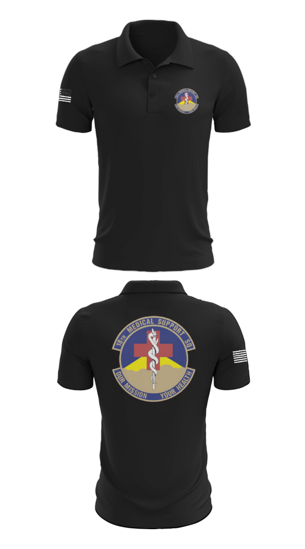 Short Sleeve Performance Polo, 18 MDSS, Air Force, Teamtime, Team time, sublimation, custom sports apparel, team uniforms, spirit wear, spiritwear, sports uniforms, custom shirts, team store, custom team store, fundraiser sports, apparel fundraiser