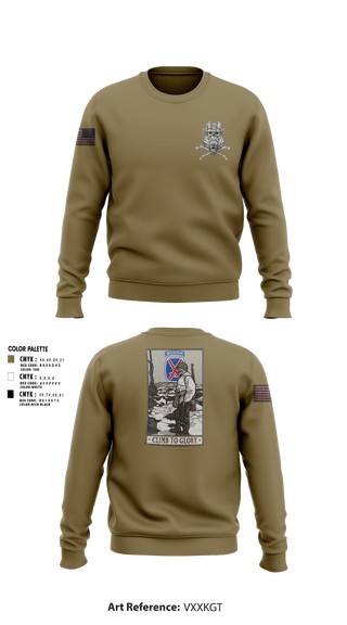 Crew Neck Sweatshirt, 1-32 Dingos, Army, Teamtime, Team time, sublimation, custom sports apparel, team uniforms, spirit wear, spiritwear, sports uniforms, custom shirts, team store, custom team store, fundraiser sports, apparel fundraiser