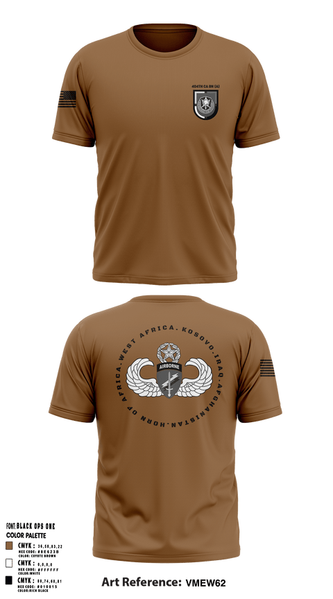 Short Sleeve Performance Shirt, 404 Civil Affairs Battalion (Airborne), Army, Teamtime, Team time, sublimation, custom sports apparel, team uniforms, spirit wear, spiritwear, sports uniforms, custom shirts, team store, custom team store, fundraiser sports, apparel fundraiser