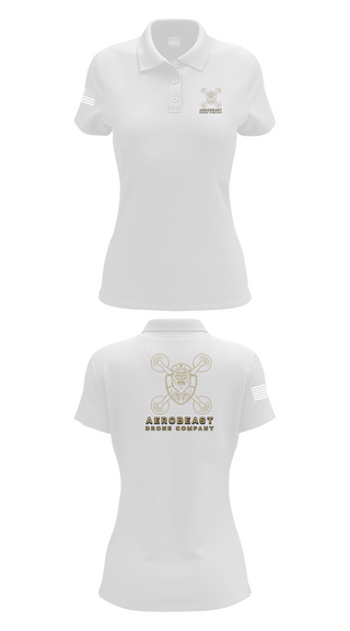 Womens Short Sleeve Performance Polo, AeroBeast, , Teamtime, Team time, sublimation, custom sports apparel, team uniforms, spirit wear, spiritwear, sports uniforms, custom shirts, team store, custom team store, fundraiser sports, apparel fundraiser