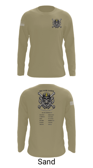 Long Sleeve Performance Shirt, ALC, Army, Teamtime, Team time, sublimation, custom sports apparel, team uniforms, spirit wear, spiritwear, sports uniforms, custom shirts, team store, custom team store, fundraiser sports, apparel fundraiser