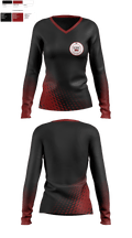 INCONIC 7183919 Women's Long Sleeve V-neck Shirt - 1