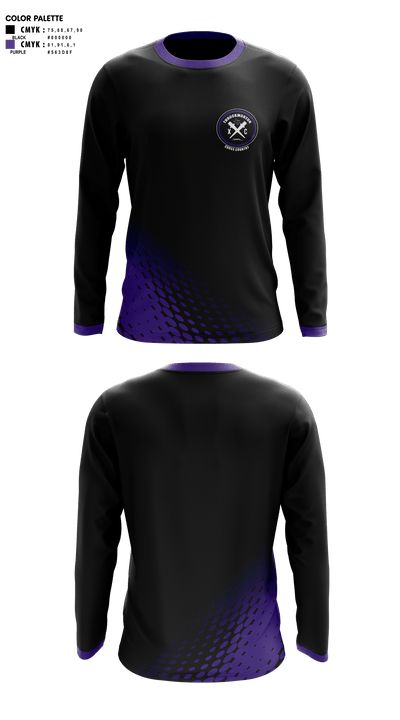 Throckmorton High School Cross Country 29705170 Long Sleeve Performance Shirt - 1