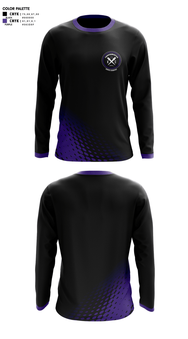 Long Sleeve Performance Shirt, Throckmorton High School Track and Field, Track & Field, Teamtime, Team time, sublimation, custom sports apparel, team uniforms, spirit wear, spiritwear, sports uniforms, custom shirts, team store, custom team store, fundraiser sports, apparel fundraiser