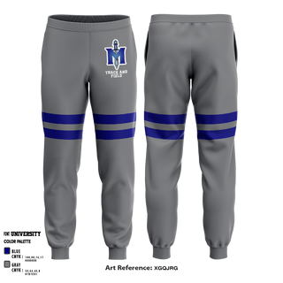Joggers, Imater Academy High School Track, Track & Field, Teamtime, Team time, sublimation, custom sports apparel, team uniforms, spirit wear, spiritwear, sports uniforms, custom shirts, team store, custom team store, fundraiser sports, apparel fundraiser
