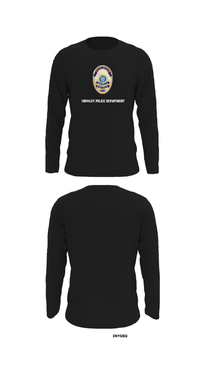 Crowley Police Department 8097883 Long Sleeve Performance Shirt 31