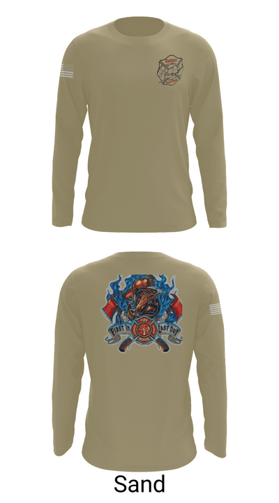 Golden Fire Dept. 85481633 Long Sleeve Performance Shirt - 86