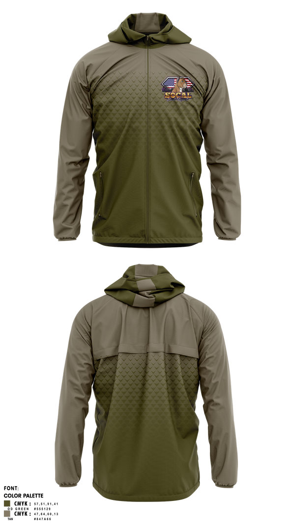 Windbreaker, SoCal corso kennels, , Teamtime, Team time, sublimation, custom sports apparel, team uniforms, spirit wear, spiritwear, sports uniforms, custom shirts, team store, custom team store, fundraiser sports, apparel fundraiser
