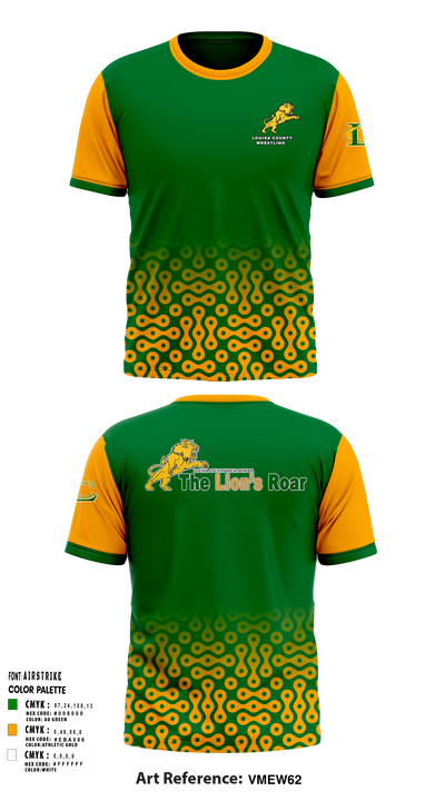 Louisa County High School Wrestling 22462068 Short Sleeve Performance Shirt - 5