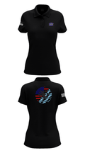 Falcon Team, JMRC 44221866 Women's Short Sleeve Performance Polo  - 35