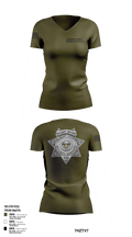 Fremont County Security Services 37987366 Women's Short Sleeve V-neck Shirt - 121
