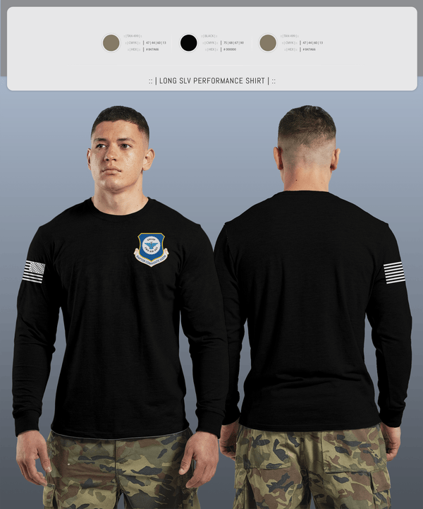 Long Sleeve Performance Shirt, Gallup Raptor Composite Squadron, Air Force, Teamtime, Team time, sublimation, custom sports apparel, team uniforms, spirit wear, spiritwear, sports uniforms, custom shirts, team store, custom team store, fundraiser sports, apparel fundraiser