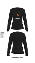 Animal 60’s 54802891 Women's Long Sleeve V-neck Shirt - 22