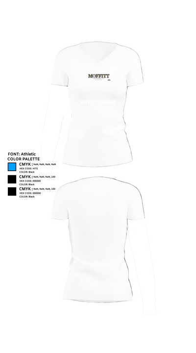 Moffitt transport 94007561 Women's Short Sleeve V-neck Shirt - 18