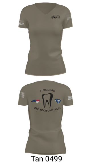 Womens Short Sleeve Vneck Shirt, 810th med co, Army, Teamtime, Team time, sublimation, custom sports apparel, team uniforms, spirit wear, spiritwear, sports uniforms, custom shirts, team store, custom team store, fundraiser sports, apparel fundraiser