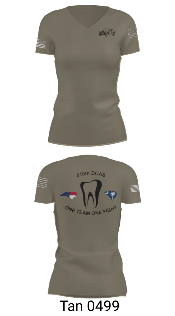 Womens Short Sleeve Vneck Shirt, 810th med co, Army, Teamtime, Team time, sublimation, custom sports apparel, team uniforms, spirit wear, spiritwear, sports uniforms, custom shirts, team store, custom team store, fundraiser sports, apparel fundraiser