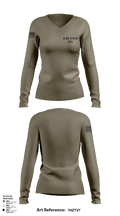 G Co 334th BSB 87958583 Women's Long Sleeve V-neck Shirt - 118