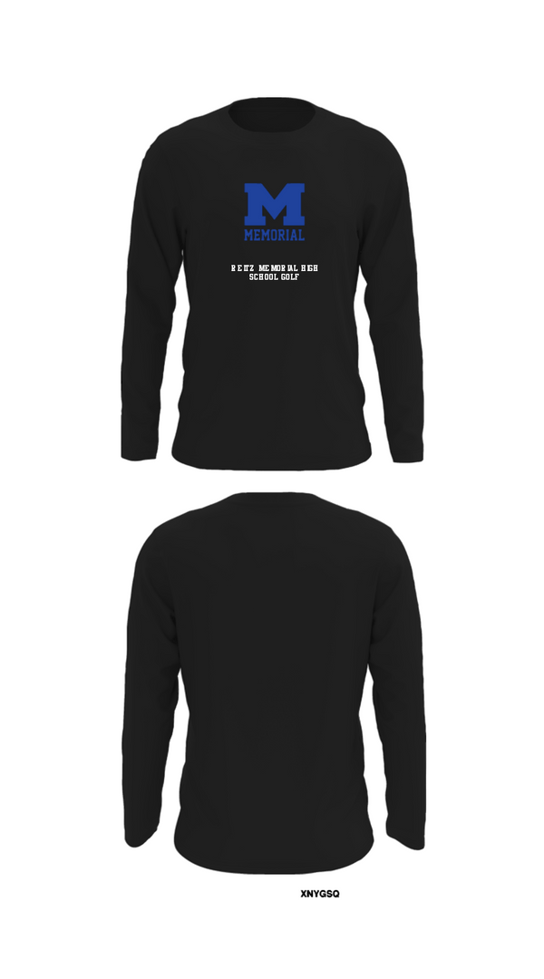 Long Sleeve Performance Shirt, Reitz Memorial High School Golf, Golf, Teamtime, Team time, sublimation, custom sports apparel, team uniforms, spirit wear, spiritwear, sports uniforms, custom shirts, team store, custom team store, fundraiser sports, apparel fundraiser