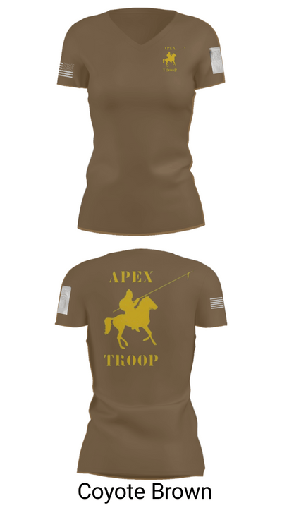 Alpha Troop, 1-221 CAV 34469039 Women's Short Sleeve V-neck Shirt - 8