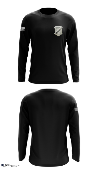 Long Sleeve Performance Shirt, Swampscott Police, Police, Teamtime, Team time, sublimation, custom sports apparel, team uniforms, spirit wear, spiritwear, sports uniforms, custom shirts, team store, custom team store, fundraiser sports, apparel fundraiser