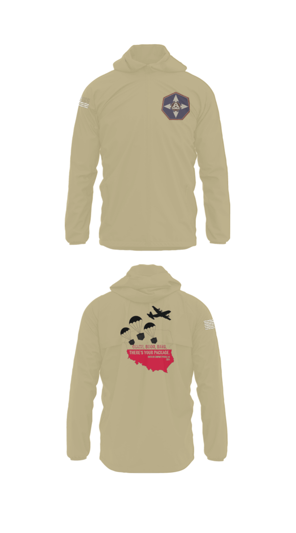 Windbreaker, 909th HR Company, Army, Teamtime, Team time, sublimation, custom sports apparel, team uniforms, spirit wear, spiritwear, sports uniforms, custom shirts, team store, custom team store, fundraiser sports, apparel fundraiser