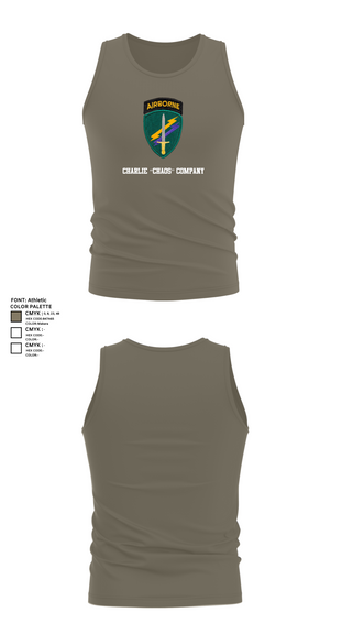 Tank Top, Charlie “Chaos” Company, , Teamtime, Team time, sublimation, custom sports apparel, team uniforms, spirit wear, spiritwear, sports uniforms, custom shirts, team store, custom team store, fundraiser sports, apparel fundraiser