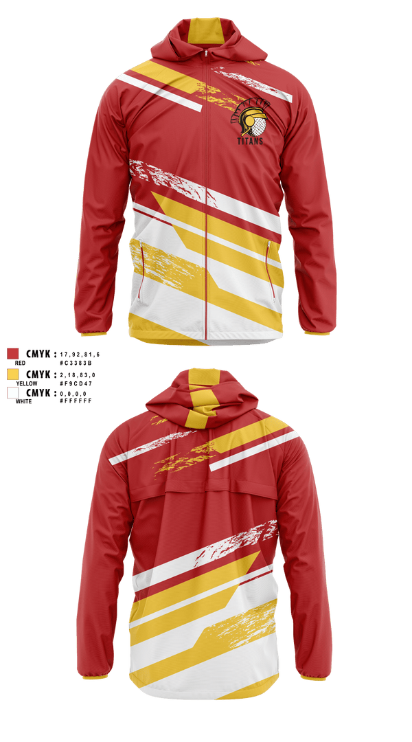 Windbreaker, Titans, Golf, Teamtime, Team time, sublimation, custom sports apparel, team uniforms, spirit wear, spiritwear, sports uniforms, custom shirts, team store, custom team store, fundraiser sports, apparel fundraiser