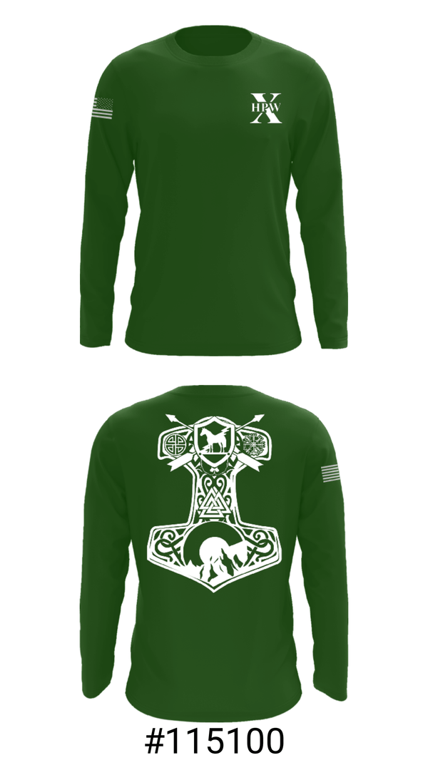 Long Sleeve Performance Shirt, 10th Special Forces HPW, , Teamtime, Team time, sublimation, custom sports apparel, team uniforms, spirit wear, spiritwear, sports uniforms, custom shirts, team store, custom team store, fundraiser sports, apparel fundraiser