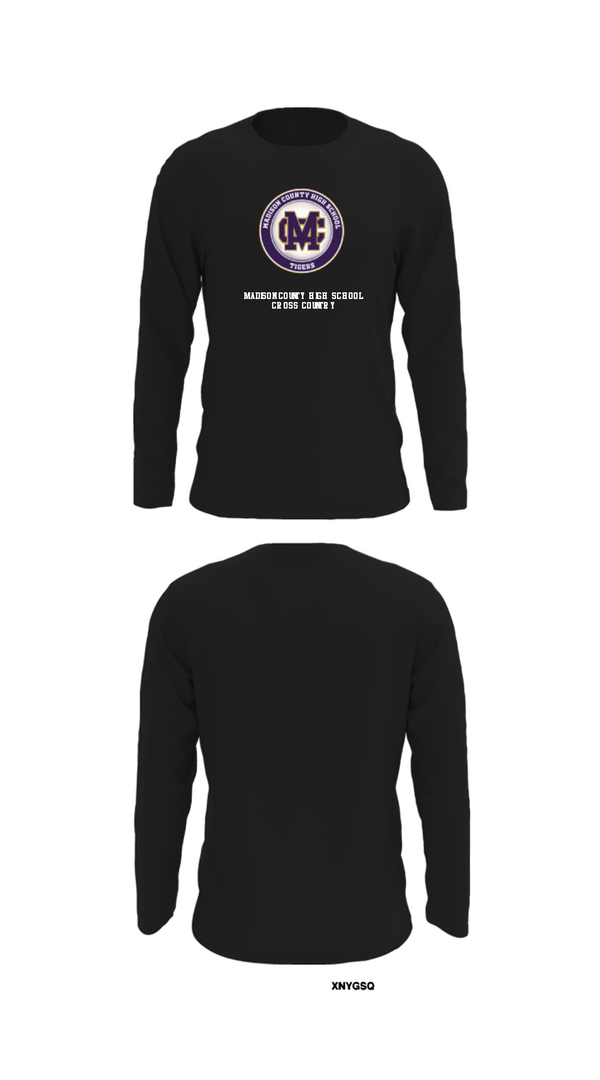 Long Sleeve Performance Shirt, Madison County High School Cross Country, Cross Country, Teamtime, Team time, sublimation, custom sports apparel, team uniforms, spirit wear, spiritwear, sports uniforms, custom shirts, team store, custom team store, fundraiser sports, apparel fundraiser