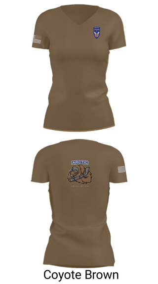 Women's Short Sleeve Vneck Shirt, 539th CTC(L), Army, Teamtime, Team time, sublimation, custom sports apparel, team uniforms, spirit wear, spiritwear, sports uniforms, custom shirts, team store, custom team store, fundraiser sports, apparel fundraiser