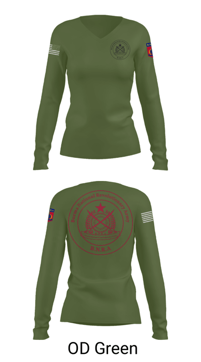 B.N.R.A 22892000 Women's Long Sleeve V-neck Shirt - 57