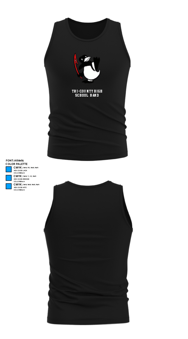 Tank Top, Tri-County High School Band, Spirit Store, Teamtime, Team time, sublimation, custom sports apparel, team uniforms, spirit wear, spiritwear, sports uniforms, custom shirts, team store, custom team store, fundraiser sports, apparel fundraiser