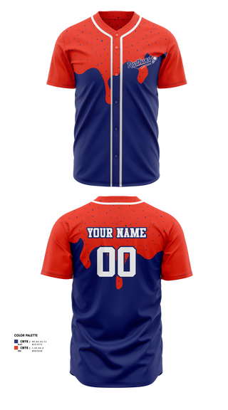 Full Button Baseball Jersey, Northwest Little League Baseball, Baseball, Teamtime, Team time, sublimation, custom sports apparel, team uniforms, spirit wear, spiritwear, sports uniforms, custom shirts, team store, custom team store, fundraiser sports, apparel fundraiser