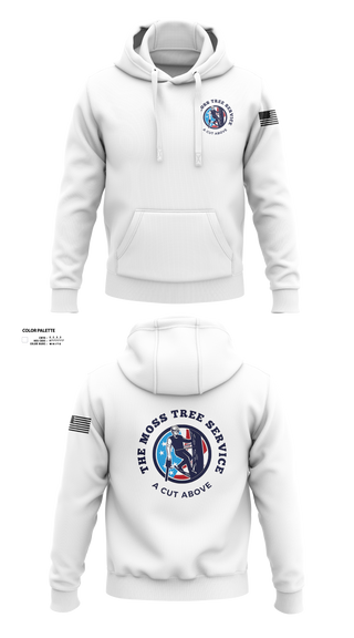 Hoodie, The Moss Tree Service, , Teamtime, Team time, sublimation, custom sports apparel, team uniforms, spirit wear, spiritwear, sports uniforms, custom shirts, team store, custom team store, fundraiser sports, apparel fundraiser