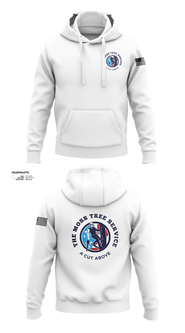 Hoodie, The Moss Tree Service, , Teamtime, Team time, sublimation, custom sports apparel, team uniforms, spirit wear, spiritwear, sports uniforms, custom shirts, team store, custom team store, fundraiser sports, apparel fundraiser