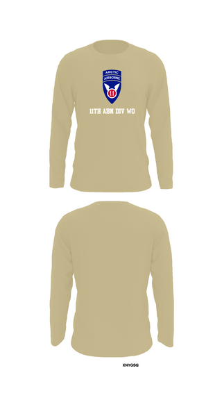 Long Sleeve Performance Shirt, 11th ABN DIV WO, , Teamtime, Team time, sublimation, custom sports apparel, team uniforms, spirit wear, spiritwear, sports uniforms, custom shirts, team store, custom team store, fundraiser sports, apparel fundraiser