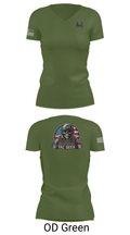 Marina Police Department 65171841 Women's Short Sleeve V-neck Shirt - 46