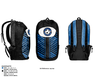 Gear Bag, Springfield United, Men's Soccer, Teamtime, Team time, sublimation, custom sports apparel, team uniforms, spirit wear, spiritwear, sports uniforms, custom shirts, team store, custom team store, fundraiser sports, apparel fundraiser
