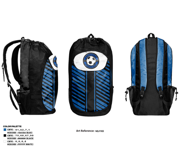 Gear Bag, Springfield United, Men's Soccer, Teamtime, Team time, sublimation, custom sports apparel, team uniforms, spirit wear, spiritwear, sports uniforms, custom shirts, team store, custom team store, fundraiser sports, apparel fundraiser