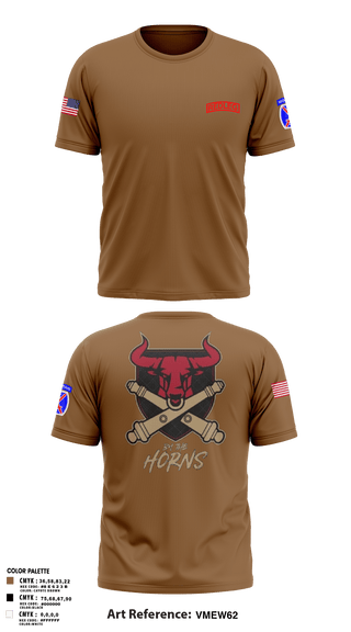 Short Sleeve Performance Shirt, BRAVO BULLS, Army, Teamtime, Team time, sublimation, custom sports apparel, team uniforms, spirit wear, spiritwear, sports uniforms, custom shirts, team store, custom team store, fundraiser sports, apparel fundraiser