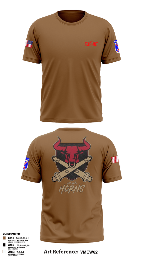 Short Sleeve Performance Shirt, BRAVO BULLS, Army, Teamtime, Team time, sublimation, custom sports apparel, team uniforms, spirit wear, spiritwear, sports uniforms, custom shirts, team store, custom team store, fundraiser sports, apparel fundraiser